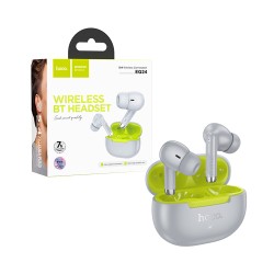 Auscultadores Sem Fio True Hoco EQ24 Estrella Lago Cinza